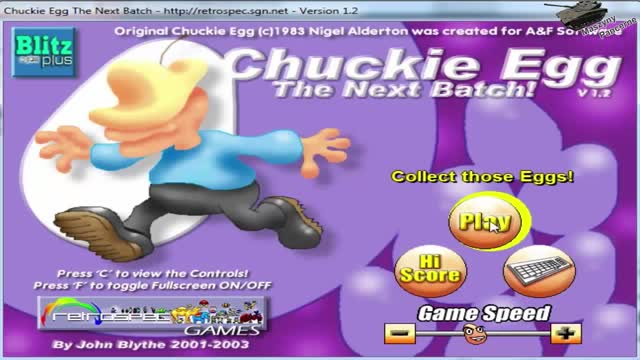 Retro Game-Chuckie Egg 